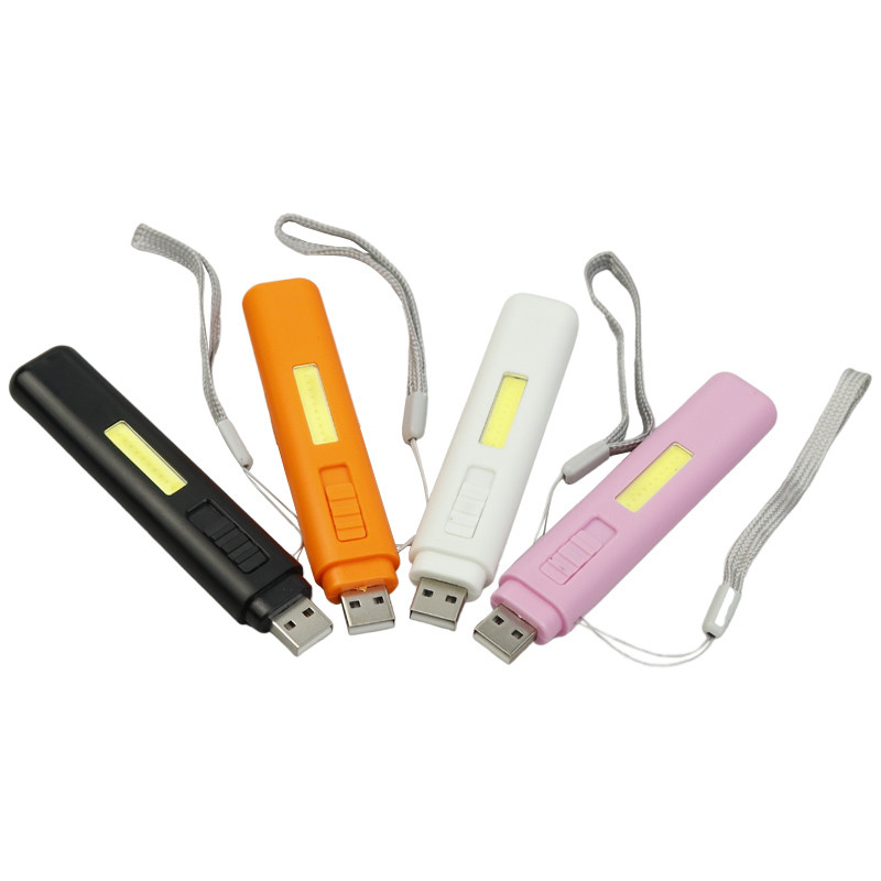 چراغ اضطراری ۳ کاره USB LED + لیزر
