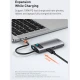 هاب 4 پورت Type-C باسئوس Metal Gleam Series CAHUB-CW0G