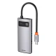 هاب 4 پورت Type-C باسئوس Metal Gleam Series CAHUB-CW0G