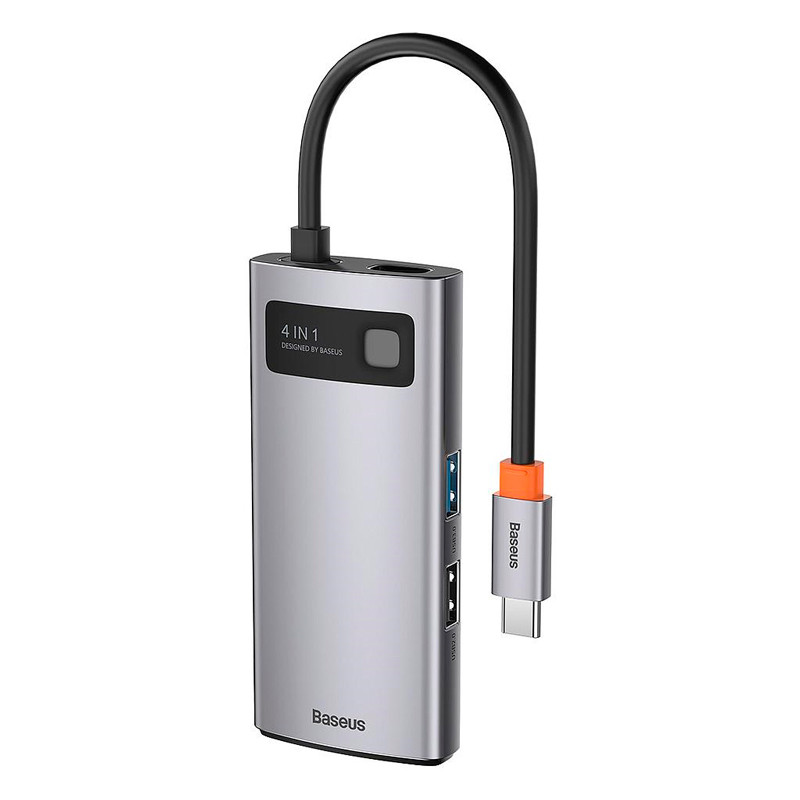 هاب 4 پورت Type-C باسئوس Metal Gleam Series CAHUB-CW0G