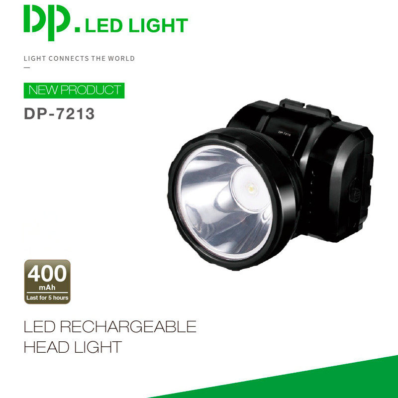 چراغ قوه پیشانی هدلایت شارژی DP.LED Light DP-7213