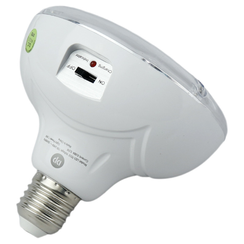 لامپ شارژی DP.LED Light LED-7033 E27 1.9W + ریموت کنترل