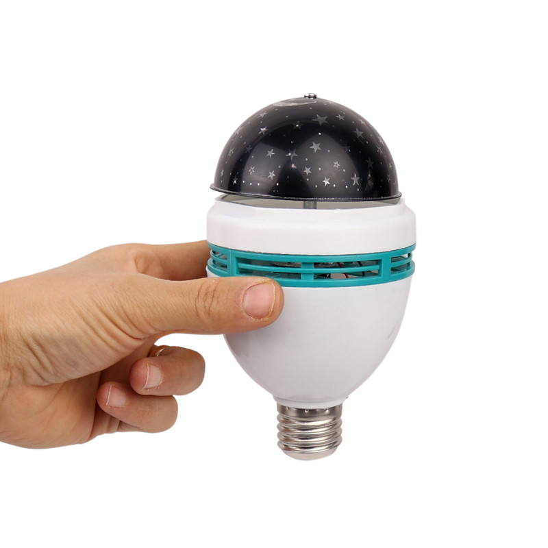 لامپ رقص نور گردان Rotating Lamp 3W E27 کد ۲