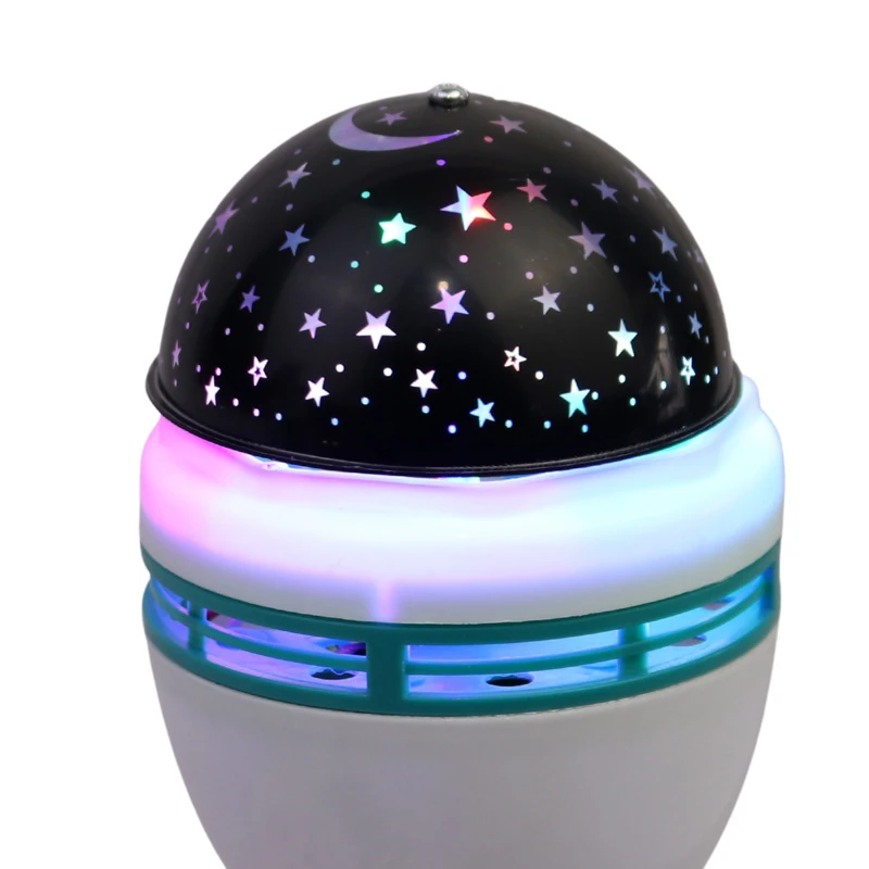 لامپ رقص نور گردان Rotating Lamp 3W E27 کد ۲