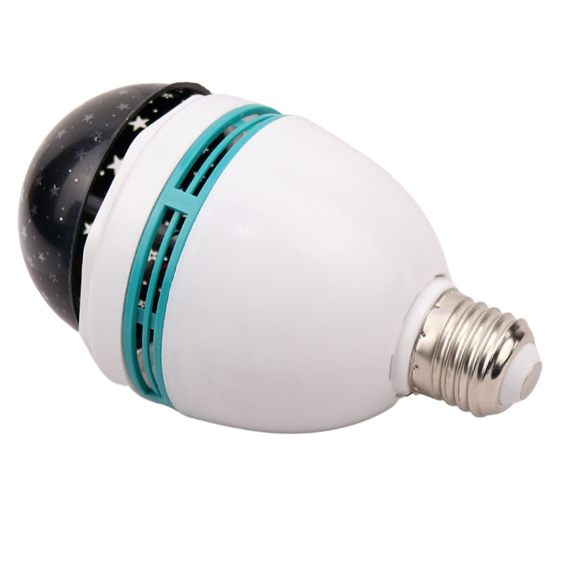 لامپ رقص نور گردان Rotating Lamp 3W E27 کد ۲