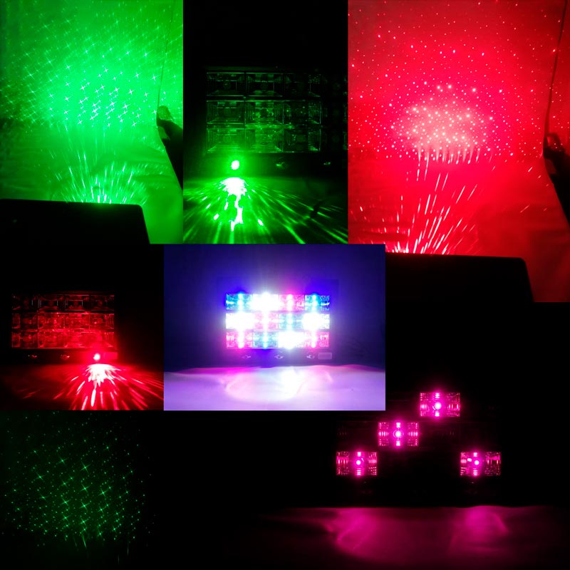 لیزر رقص نور LED Room Strobe 12 SNW-016 RGB