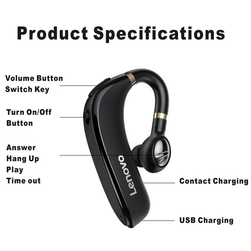 هدست بلوتوث تک گوش Lenovo HX-106