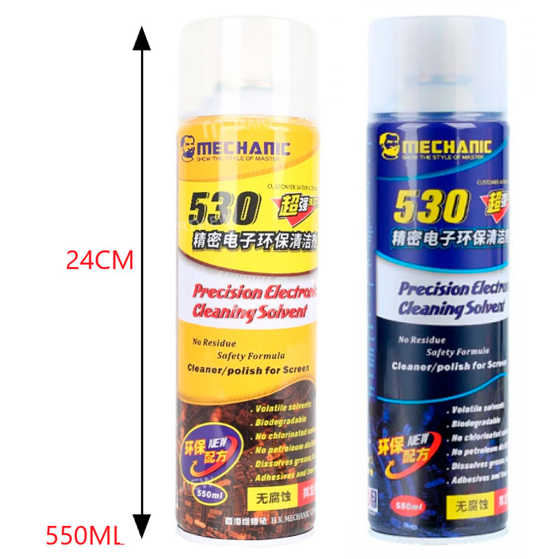 اسپری پاک کننده چسب Mechanic 530 550ml بسته 24 عددی
