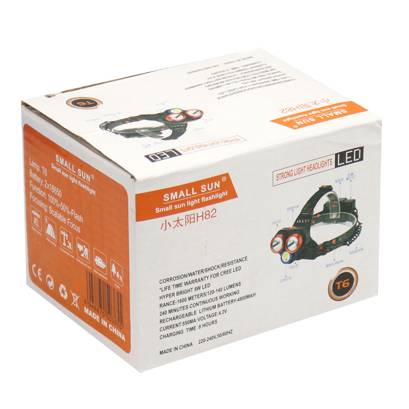 چراغ قوه پیشانی هدلایت شارژی Small Sun ZY-H82