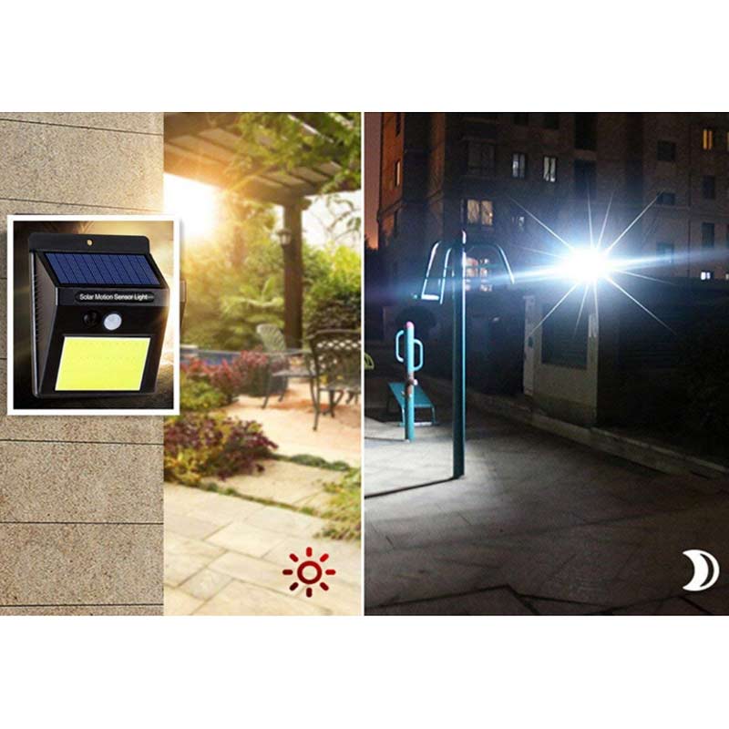 چراغ دیواری سنسوردار خورشیدی Solar Motion Sensor Light COB48