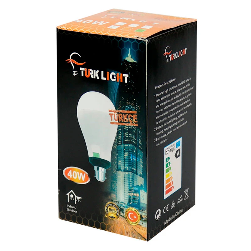 لامپ شارژی Turk Light E27
