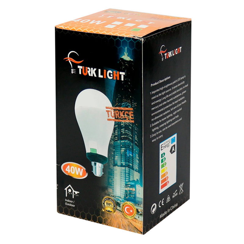 لامپ شارژی Turk Light E27