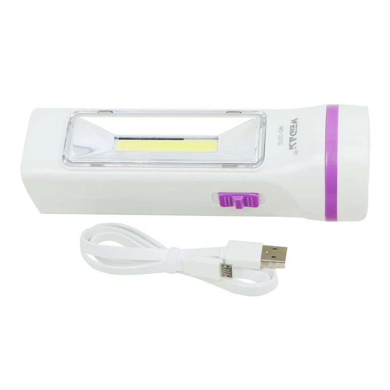 چراغ قوه شارژی ۲ کاره ویداسی WEIDASI WD-327C