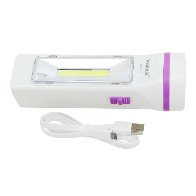 چراغ قوه شارژی ۲ کاره ویداسی WEIDASI WD-327C