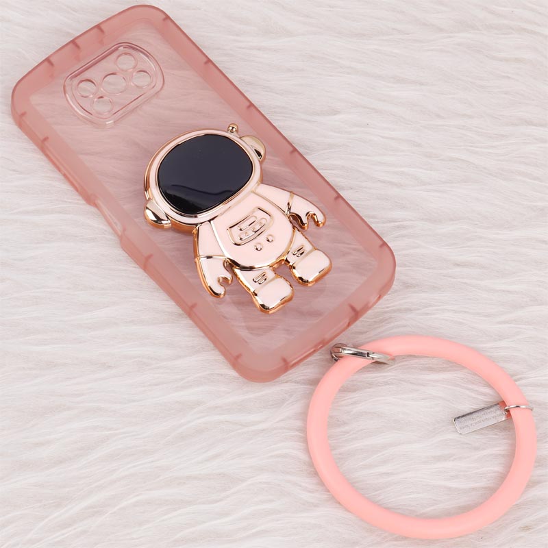 قاب شفاف استند آدمکی + آویز دستی Xiaomi Poco X3