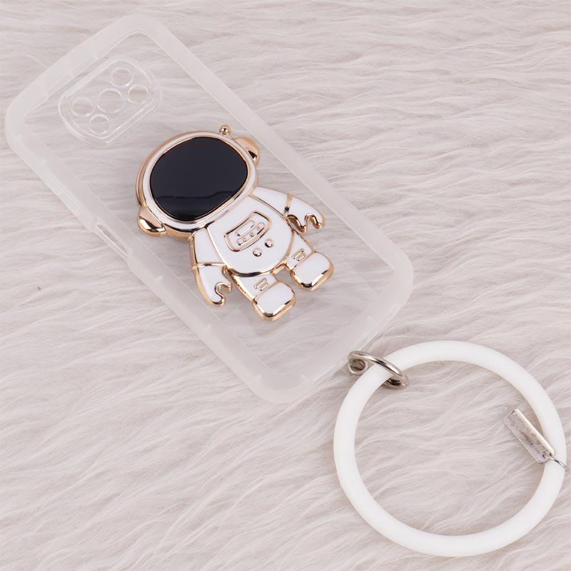 قاب شفاف استند آدمکی + آویز دستی Xiaomi Poco X3