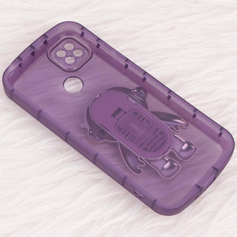 قاب شفاف استند آدمکی + آویز دستی Xiaomi Redmi 9C / 10A
