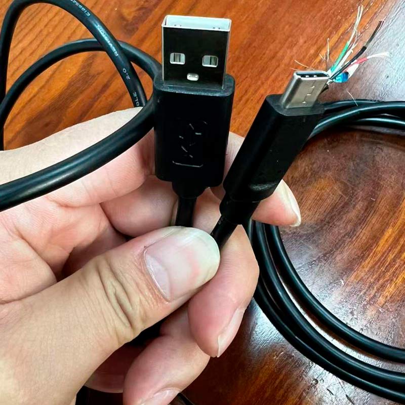 کابل تایپ سی فست شارژ 1m شرینک