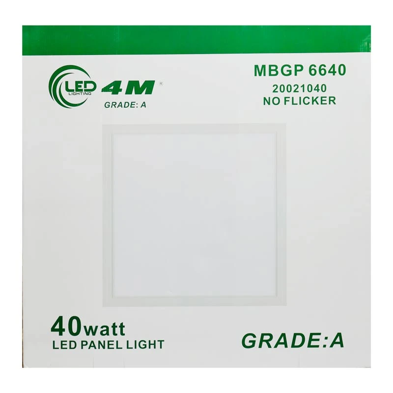 پنل ال ای دی سقفی توکار ۴M Afra MBGP 6640 60*60cm 40W + آداپتور