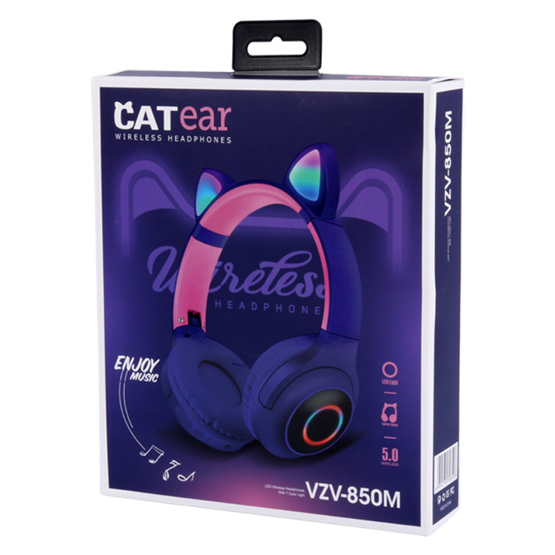 هدفون بلوتوثی رم خور CAT EAR VZV-850M