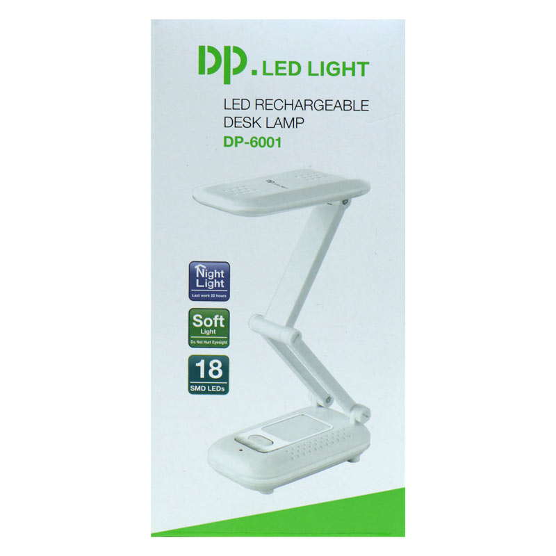 چراغ مطالعه شارژی تاشو دی پی DP.LED Light DP-6001