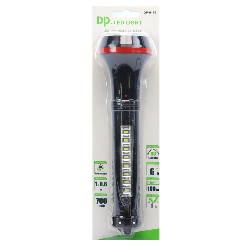 چراغ قوه شارژی خورشیدی DP.LED Light DP-9115
