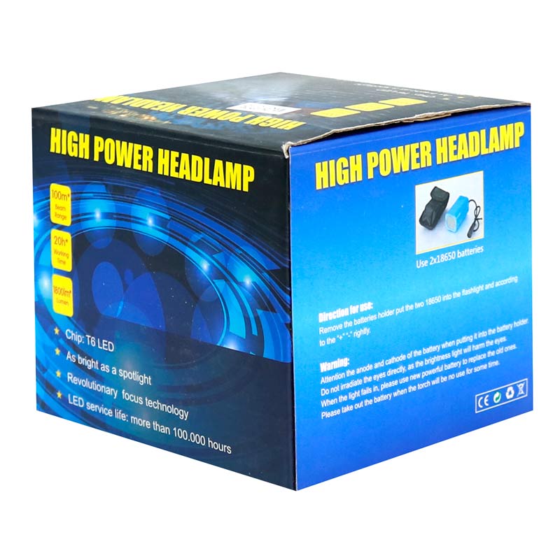 چراغ قوه پیشانی هدلایت شارژی ETG MX-GY137-T6