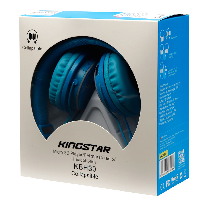 هدفون بلوتوثی رم خور KingStar KBH30