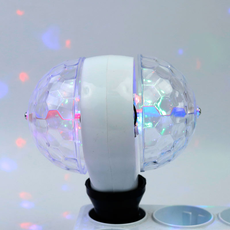 لامپ رقص نور گردان دو طرفه Rotating Lamp 6W E27