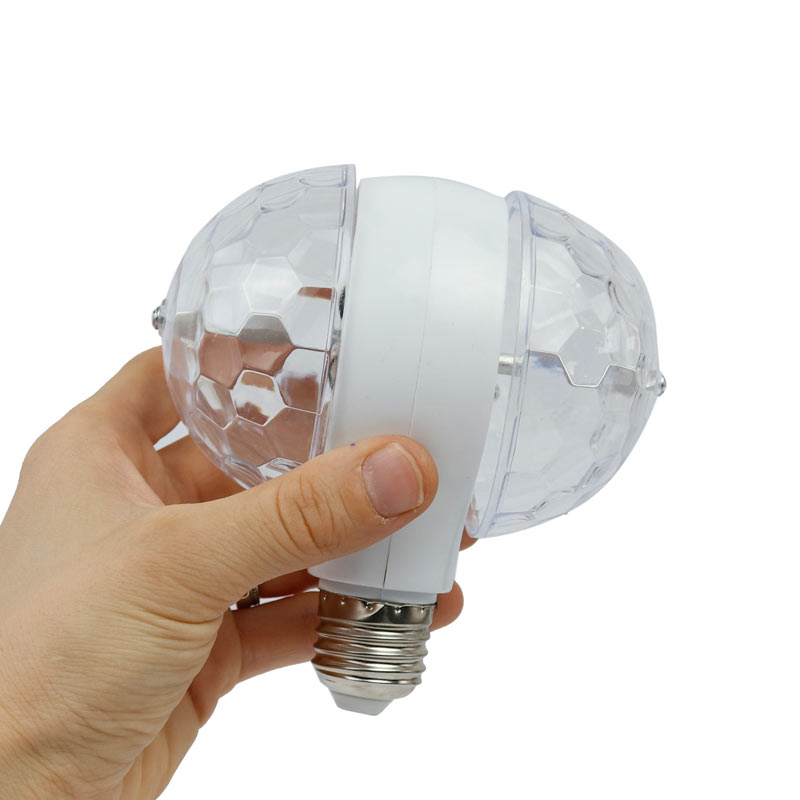 لامپ رقص نور گردان دو طرفه Rotating Lamp 6W E27