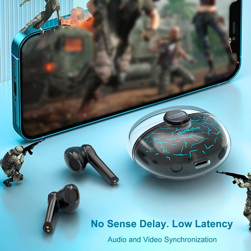 هندزفری بلوتوثی گیمینگ لنوو Think Plus Live Pods XT95 Pro