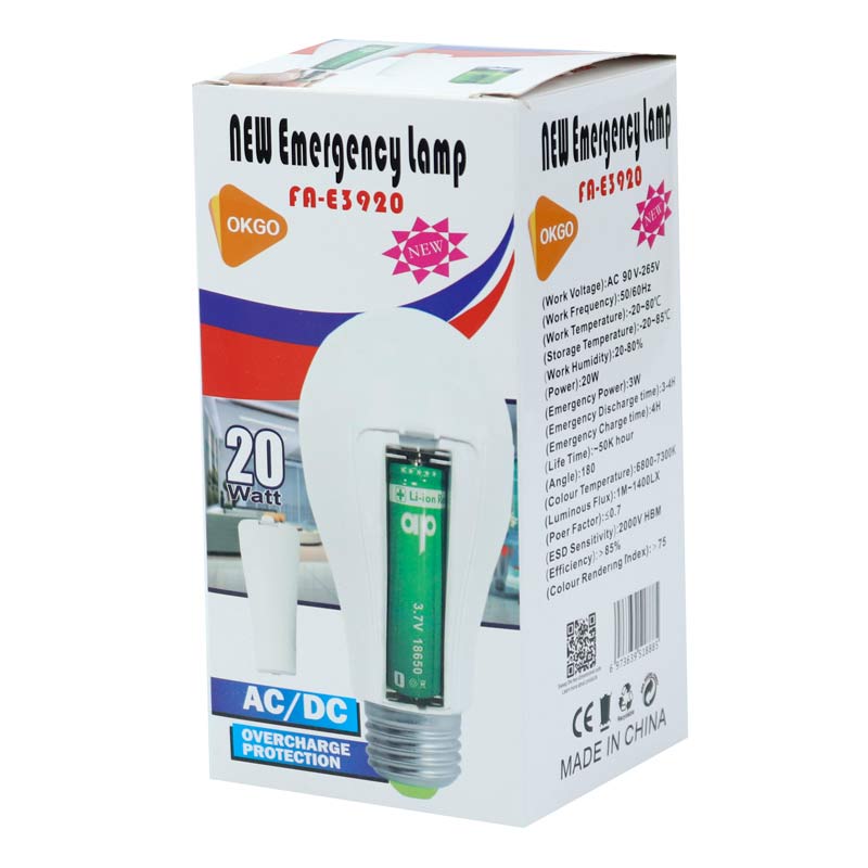 لامپ آویزدار شارژی Okgo FA-E3920 E27
