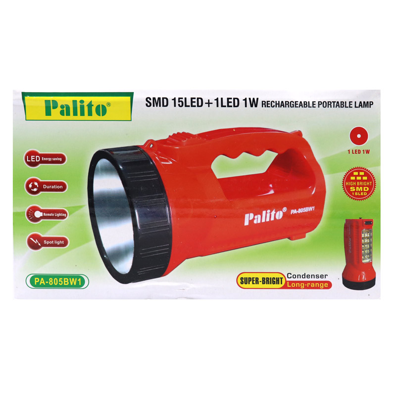 چراغ قوه شارژی Palito PA-805BW1