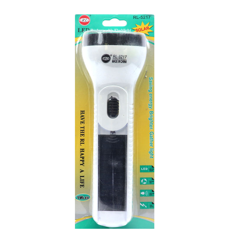 چراغ قوه شارژی خورشیدی RL RL-5217
