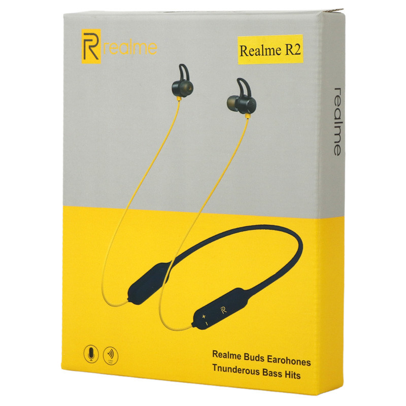 هندزفری بلوتوث دورگردنی و رم خور Realme R2