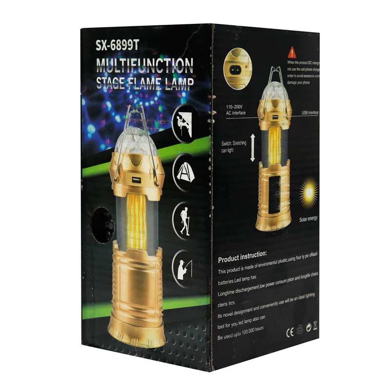 چراغ قوه فانوسی خورشیدی SX-6888T