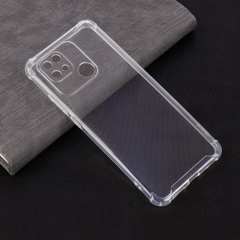 قاب ژله ای ضربه گیر بی رنگ محافظ لنزدار Xiaomi Redmi 10C / 10 Power
