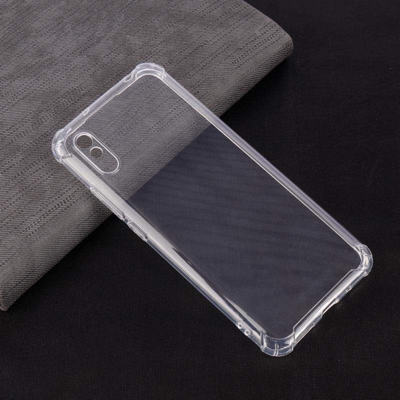 قاب ژله ای ضربه گیر بی رنگ محافظ لنزدار Xiaomi Redmi 9A/9AT