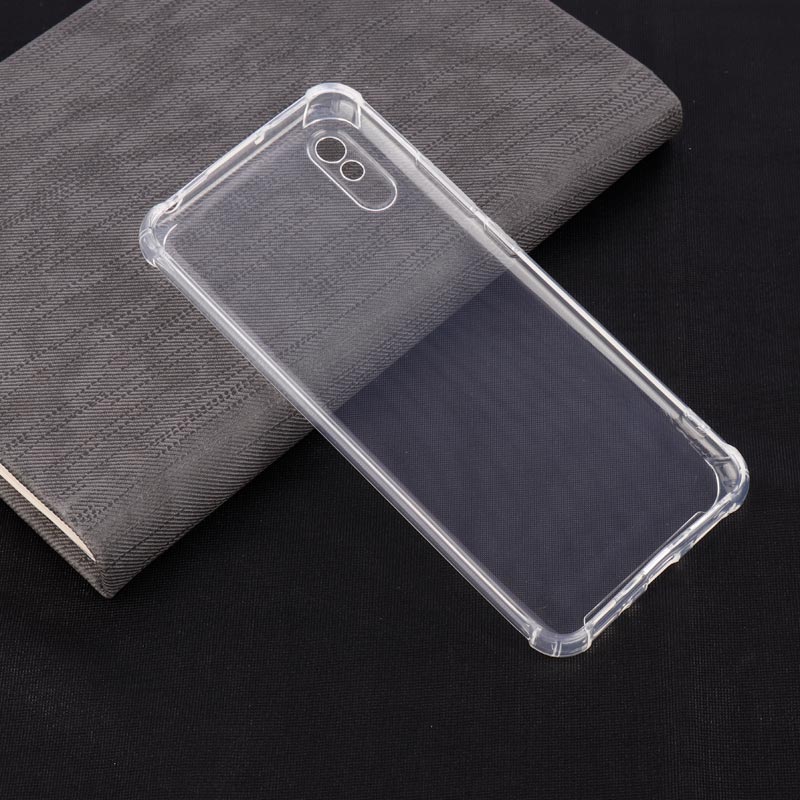 قاب ژله ای ضربه گیر بی رنگ محافظ لنزدار Xiaomi Redmi 9A/9AT