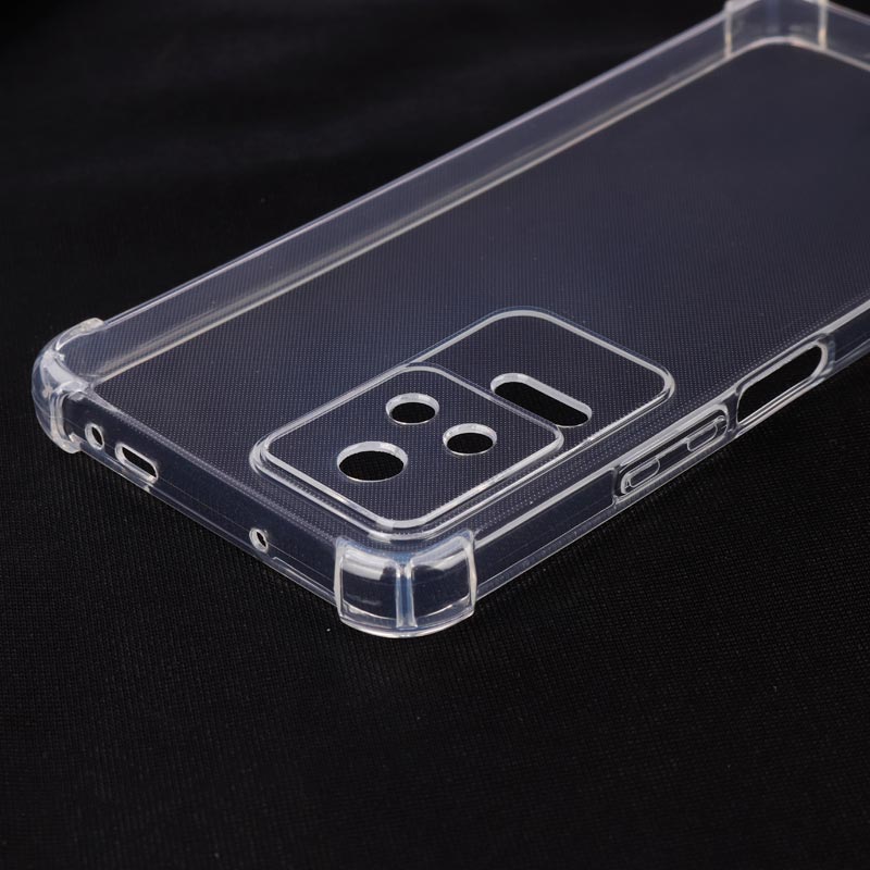 قاب ژله ای ضربه گیر بی رنگ محافظ لنزدار Xiaomi Redmi Poco F4/K40S