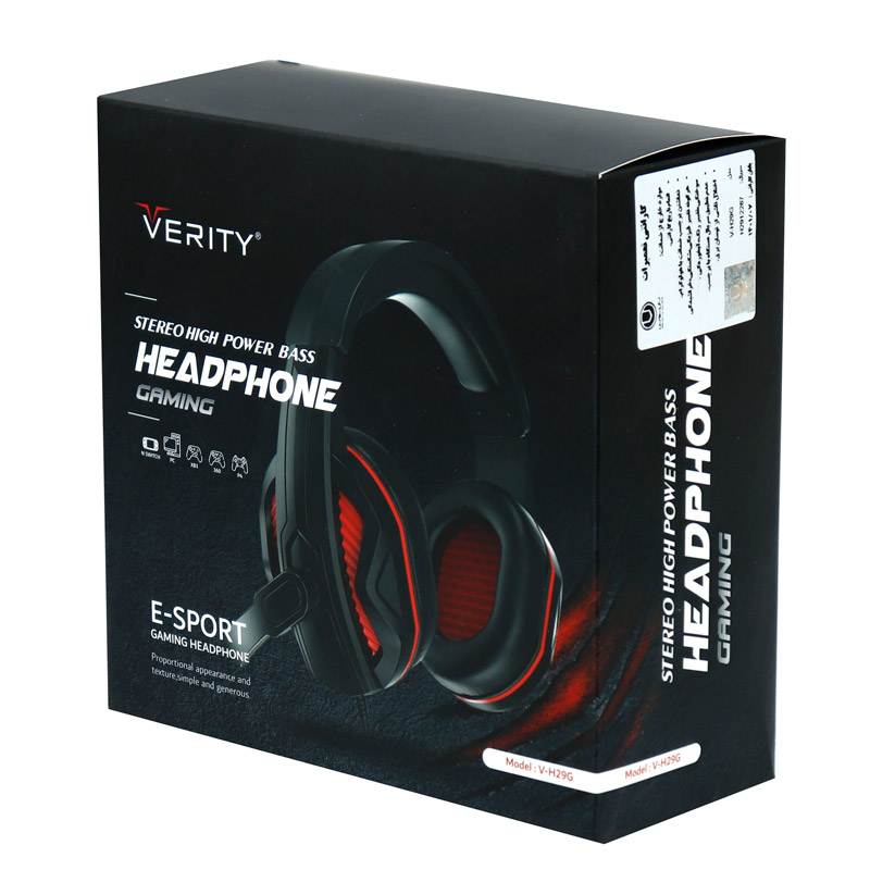 هدست گیمینگ سیم دار Verity V-H29G