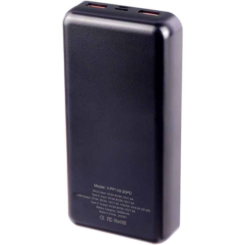 پاور بانک فست شارژ 20000 وریتی Verity V-PP140-20PD PD 22.5W