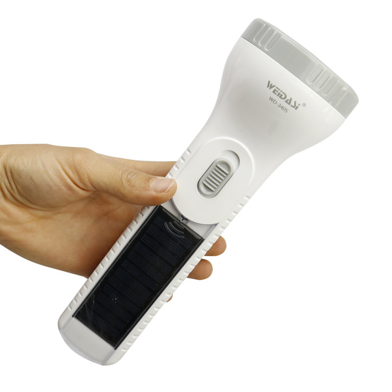 چراغ قوه شارژی خورشیدی ویداسی Weidasi WD-340S