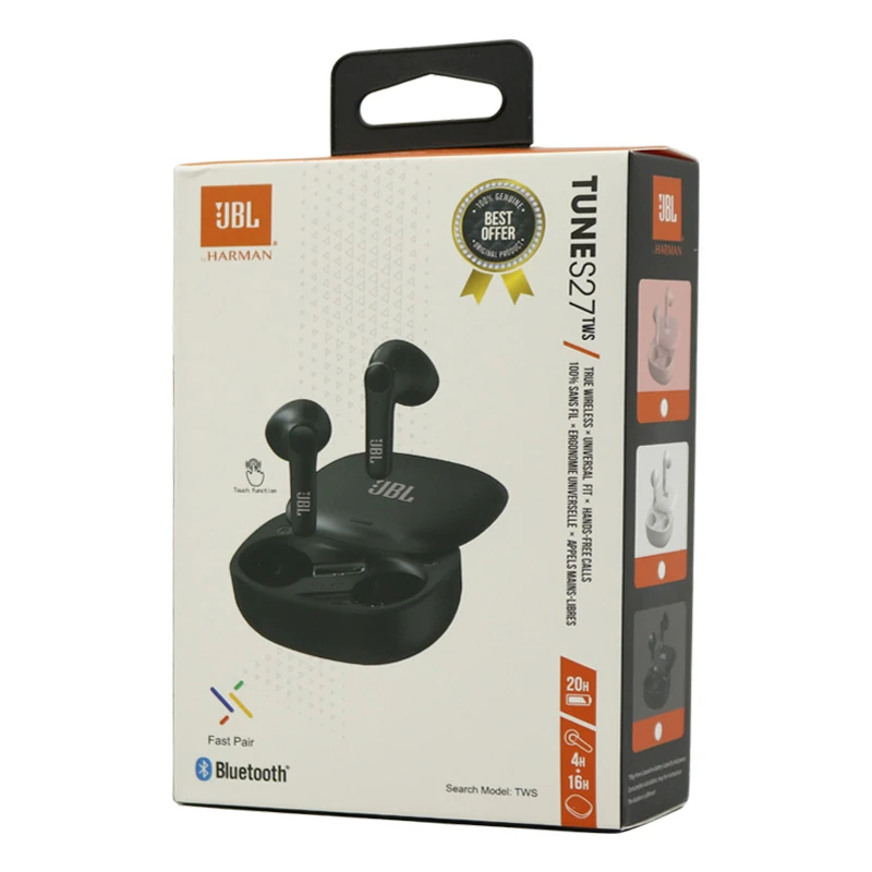 هندزفری بلوتوث دو تایی JBL TUNE S27 TWS