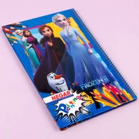 دفتر نقاشی سیمی ۵۰ برگ طرح Frozen II نگار
