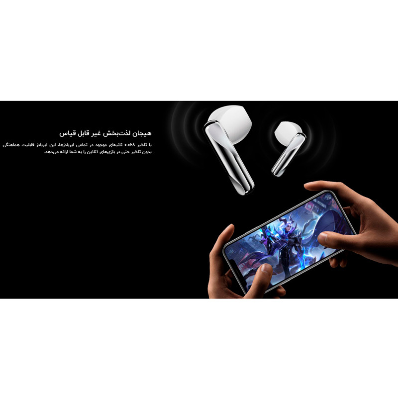 هندزفری بلوتوث دو تایی QCY T21 FairyBuds TWS