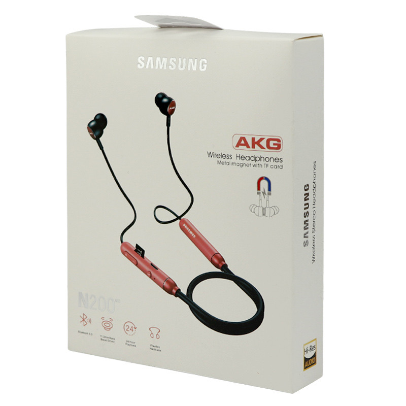 هندزفری بلوتوث دورگردنی و رم خور Samsung AKG N200