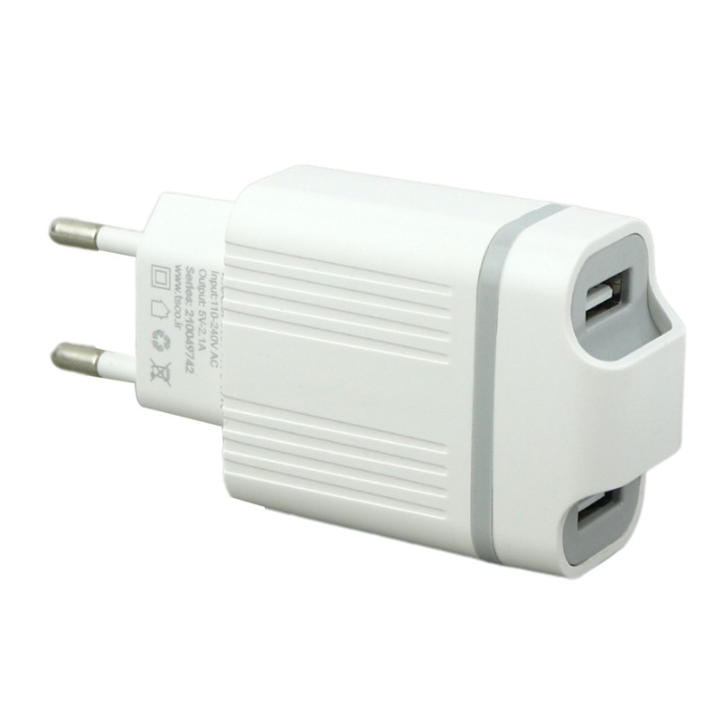 شارژر دیواری TSCO TTC 49N 2Port 2.1A + کابل میکرو یو اس بی
