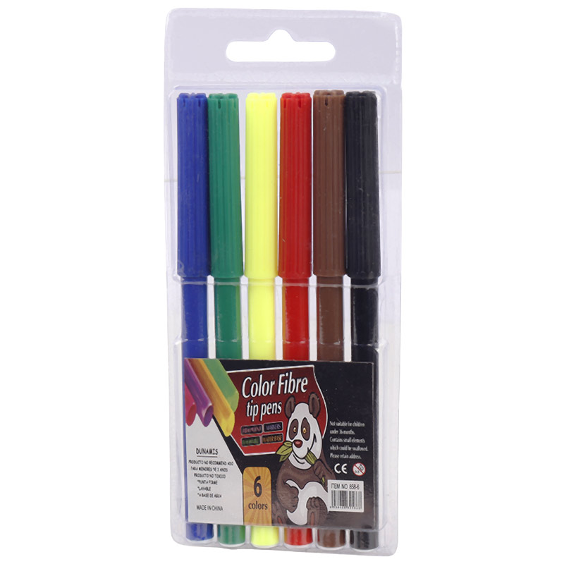 ماژیک نقاشی 6 رنگ کالر فیبر Color-Fibre 858-6