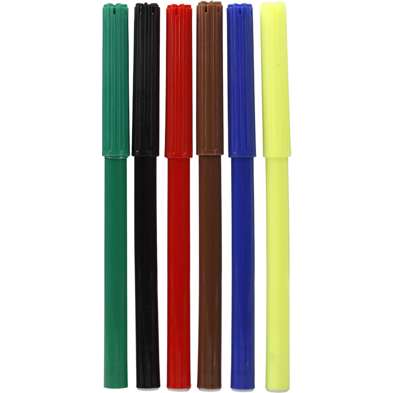 ماژیک نقاشی 6 رنگ کالر فیبر Color-Fibre 858-6